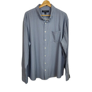 Mizzen Main Shirt Mens 2XL Leeward Classic No Tuck Stretch Dress Button Down